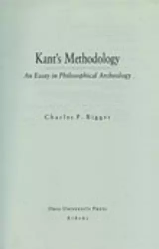 Kant’s Methodology cover