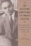 An African American in South Africa cover