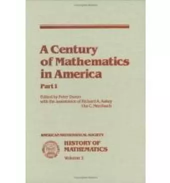 A Century of Mathematics in America cover