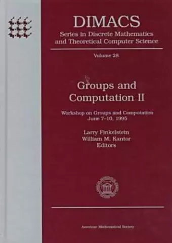 Groups and Computation II cover