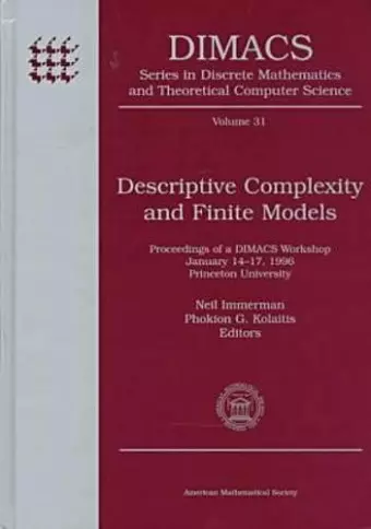 Descriptive Complexity and Finite Models cover