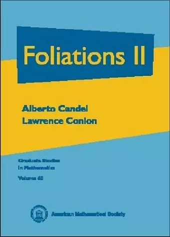 Foliations, Volume 2 cover