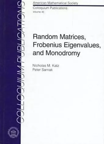 Random Matrices, Frobenius Eigenvalues, and Monodromy cover