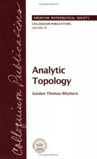 Analytic Topology cover