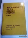 Mathematics of the Decision Sciences, Part 2 cover