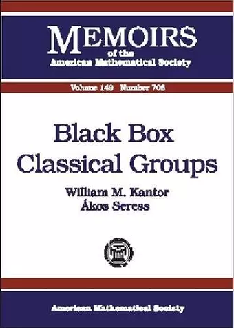 Black Box Classical Groups cover