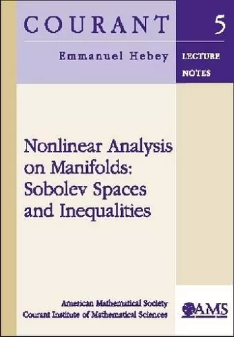 Nonlinear Analysis on Manifolds cover