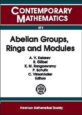 Abelian Groups, Rings and Modules cover