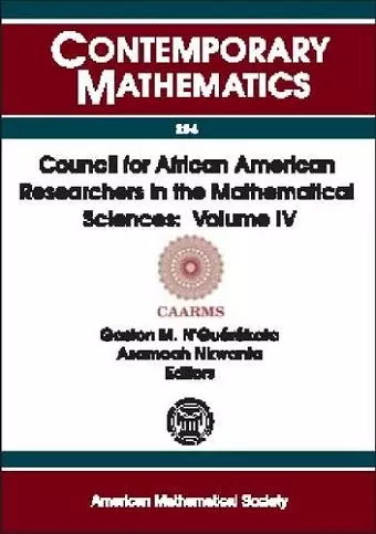 Council for African American Researchers in the Mathematical Sciences, Volume 4 cover