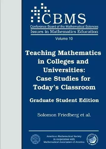 Teaching Mathematics in Colleges and Universities cover