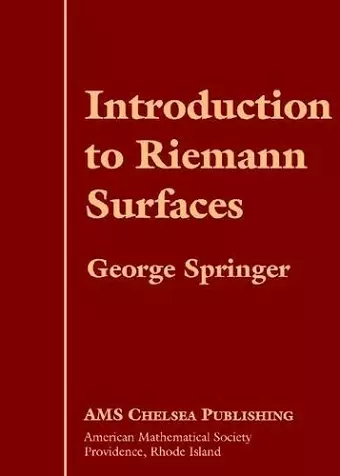 Introduction to Riemann Surfaces cover