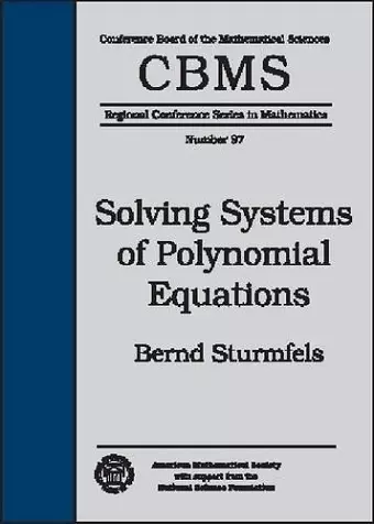 Solving Systems of Polynomial Equations cover