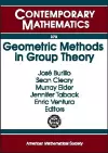 Geometric Methods in Group Theory cover