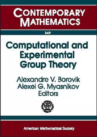 Computational and Experimental Group Theory cover