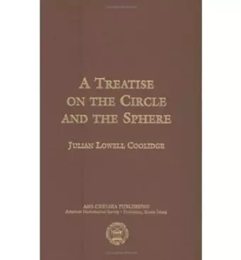 A Treatise on the Circle and the Sphere cover