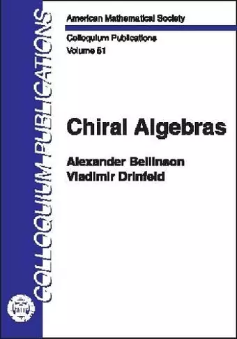 Chiral Algebras cover