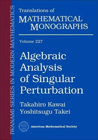 Algebraic Analysis of Singular Perturbation cover