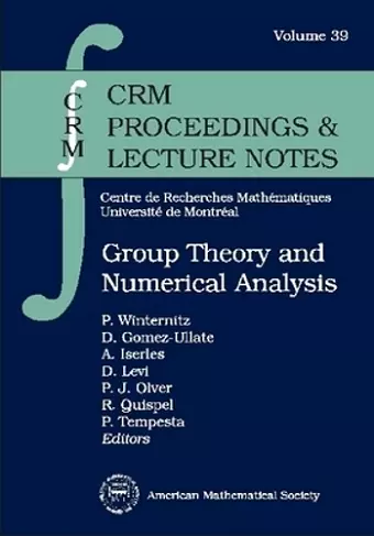 Group Theory and Numerical Analysis cover