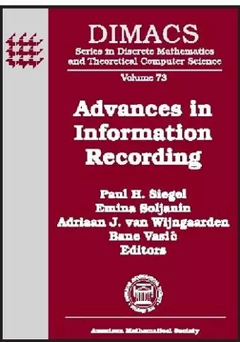 Advances in Information Recording cover