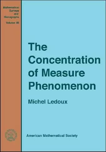 The Concentration of Measure Phenomenon cover