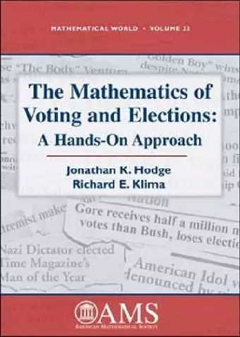 Mathematics of Voting and Elections cover