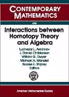 Interactions Between Homotopy Theory and Algebra cover