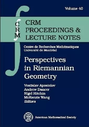 Perspectives in Riemannian Geometry cover