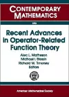 Recent Advances in Operator-Related Function Theory cover