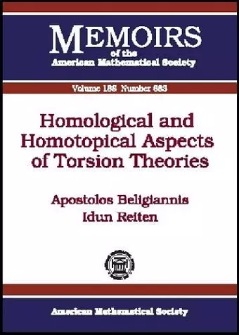 Homological and Homotopical Aspects of Torsion Theories cover