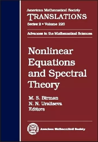 Nonlinear Equations and Spectral Theory cover