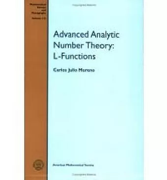Advanced Analytic Number Theory: L-functions cover