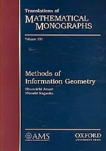 Methods of Information Geometry cover