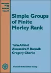 Simple Groups of Finite Morley Rank cover