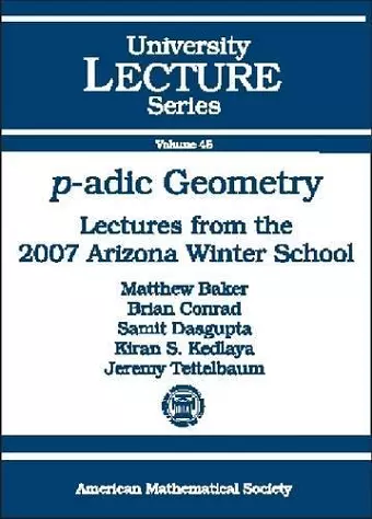 p-adic Geometry cover