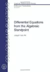 Differential Equations from the Algebraic Standpoint cover