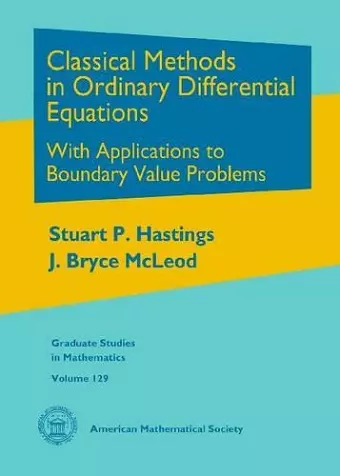 Classical Methods in Ordinary Differential Equations cover