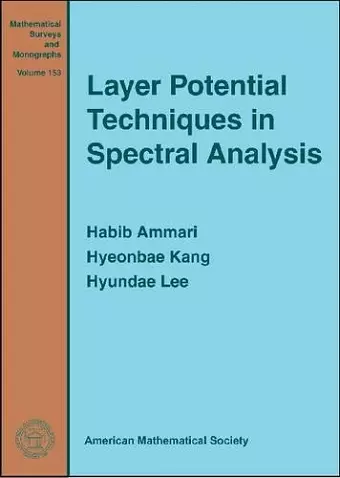 Layer Potential Techniques in Spectral Analysis cover