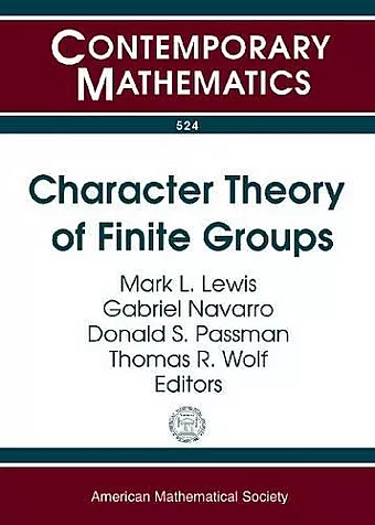 Character Theory of Finite Groups cover