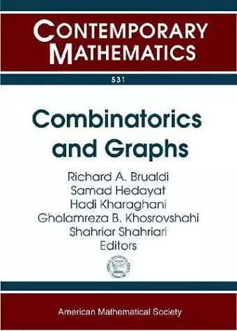 Combinatorics and Graphs cover