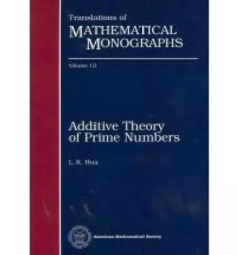 Additive Theory of Prime Numbers cover