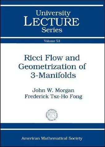 Ricci Flow and Geometrization of 3-manifolds cover
