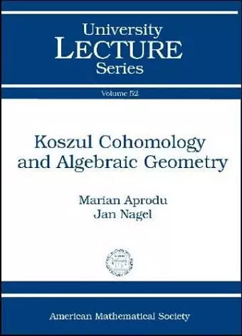 Koszul Cohomology and Algebraic Geometry cover