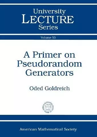 A Primer on Pseudorandom Generators cover