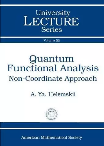 Quantum Functional Analysis cover