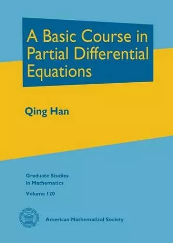 A Basic Course in Partial Differential Equations cover