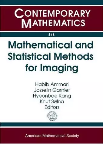 Mathematical and Statistical Methods for Imaging cover