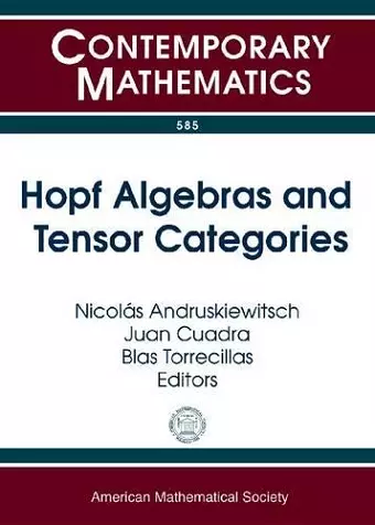 Hopf Algebras and Tensor Categories cover