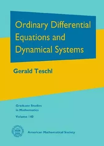 Ordinary Differential Equations and Dynamical Systems cover