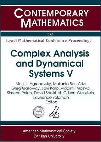 Complex Analysis and Dynamical Systems V cover