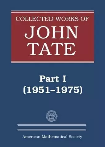 Collected Works of John Tate cover